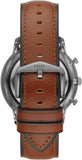 Fossil Neutra Chronograph Grey Dial Brown Leather Strap Watch for Men - FS5512 Authentic Buy Shop Now