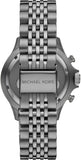 Michael Kors Bayville Chronograph Blue Dial Grey Steel Strap Watch For Men - MK8727 Authentic Buy Shop Now