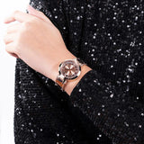 Guess Crystal Clear Rose Gold Dial Rose Gold Steel Strap Watch for Women - GW0470L3 Authentic Buy Shop Now