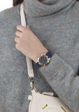 Guess Catalina Blue Gold Tone Blue Silicone Strap Watch For Women - W0562L2 Authentic Buy Shop Now