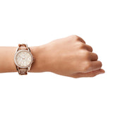 Fossil Riley White Dial Sand Leather Strap Watch for Women - ES3466 Authentic Buy Shop Now