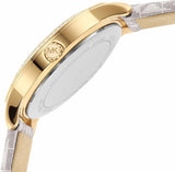 Michael Kors Tibby Analog Silver Dial White Leather Strap Watch for Women - MK1049 Authentic Buy Shop Now