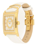 Versace DV25 Diamonds White Dial White Leather Strap Watch For Women - VQF060015 Authentic Buy Shop Now