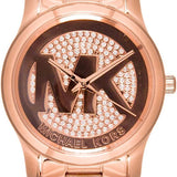 Michael Kors Runway Rose Gold Dial Rose Gold Steel Strap Watch For Women - MK5853 Authentic Buy Shop Now