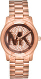 Michael Kors Runway Rose Gold Dial Rose Gold Steel Strap Watch For Women - MK5853 Authentic Buy Shop Now