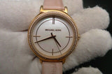 Michael Kors Cinthia Mother of Pearl Dial Pink Leather Strap Watch for Women - MK2663 Authentic Buy Shop Now