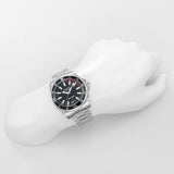Gucci Dive Quartz Black Dial Silver Steel Strap Watch For Men - YA136212 Authentic Buy Shop Now