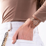 Guess Fame Diamonds Rose Gold Dial Rose Gold Mesh Bracelet Watch for Women - GW0508L3 Authentic Buy Shop Now