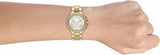 Michael Kors Camille Chronograph White Dial Gold Steel Strap Watch For Women - MK6994 Authentic Buy Shop Now