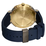 Versace V Extreme Chronograph Blue & Gold Tone Dial Blue Rubber Strap Watch for Men - VCN010017 Authentic Buy Shop Now