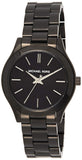 Michael Kors Mini Slim Runway Black Dial Black Steel Strap Watch for Women - MK3587 Authentic Buy Shop Now