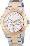 Guess BFF Multifunction Silver Dial Two Tone Steel Strap Watch for Women - W0231L5 Authentic Buy Shop Now