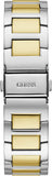 Guess Frontier Chronograph Crystals Gold Dial Two Tone Steel Strap Watch For Women - W1156L5 Authentic Buy Shop Now