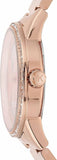 Michael Kors Ritz Analog Crystals Silver Dial Rose Gold Steel Strap Watch for Women - MK6863 Authentic Buy Shop Now
