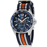 Tag Heuer Formula 1 Chronograph 43mm Blue Dial NATO Strap Watch for Men - CAZ1014.FC8196 Authentic Buy Shop Now