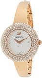 Swarovski Crystal Rose Silver Dial Rose Gold Steel Strap Watch for Women - 5484073 Authentic Buy Shop Now