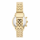 Fossil Neutra Chronograph Gold Dial Gold Steel Strap Watch for Women - ES5219 Authentic Buy Shop Now