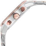 Michael Kors Ritz Chronograph Silver Dial Two Tone Steel Strap Watch For Women - MK6938 Authentic Buy Shop Now