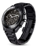 Swarovski Dextera Chronograph Black Dial Black Steel Strap Watch for Women - 5641393 Authentic Buy Shop Now