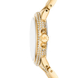 Michael Kors Camile Analog White Dial Gold Steel Strap Watch for Women - MK4801 Authentic Buy Shop Now