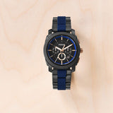 Fossil Machine Chronograph Black Dial Two Tone Steel Strap Watch for Men - FS5164 Authentic Buy Shop Now