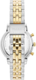 Fossil Original Boyfriend Analog White Dial Two Tone Steel Strap Watch for Women - ES3746 Authentic Buy Shop Now