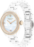 Coach Preston Mother of Pearl White Dial White Steel Strap Watch for Women - 14503662 Authentic Buy Shop Now