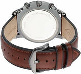 Fossil Neutra Chronograph Grey Dial Brown Leather Strap Watch for Men - FS5512 Authentic Buy Shop Now