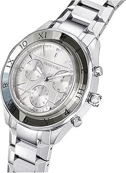 Swarovski Dextera Chronograph Silver Dial Silver Steel Strap Watch for Women - 5641297 Authentic Buy Shop Now