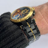 Versace Aion Chronograph Black Dial Black Steel Strap Watch for Men - VE1D01620 Authentic Buy Shop Now