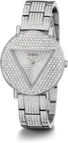 Guess Trend Diamonds Silver Dial Silver Steel Strap Watch for Women - GW0512L1 Authentic Buy Shop Now