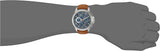 Michael Kors Ryker Chronograph Analog Blue Dial Brown Leather Strap Watch For Men - MK8518 Authentic Buy Shop Now