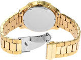 Michael Kors Berkley Chronograph Gold Dial Gold Steel Strap Watch For Women - MK7411 Authentic Buy Shop Now