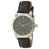 Burberry The City Grey Dial Black Leather Strap Watch for Men - BU9030 Authentic Buy Shop Now