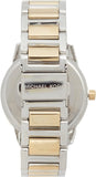 Michael Kors Hartman Quartz White Dial Two Tone Steel Strap Watch For Women - MK3521 Authentic Buy Shop Now