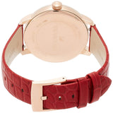 Swarovski Crystalline Hours Red Crystal Dial Red Leather Strap Watch for Women - 5295380 Authentic Buy Shop Now