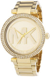 Michael Kors Parker Diamonds Gold Dial Gold Steel Strap Watch for Women - MK5784 Authentic Buy Shop Now