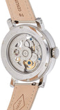 Fossil Boyfriend Automatic Skeleton Silver Dial White Leather Strap Watch for Women - ME3069 Authentic Buy Shop Now