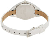 Calvin Klein Rebel White Black Dial White Leather Strap Watch for Women - K8P231L1 Authentic Buy Shop Now