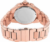 Michael Kors Camille Chronograph White Dial Rose Gold Steel Strap Watch For Women - MK6995 Authentic Buy Shop Now