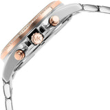 Michael Kors Whitney Chronograph Silver Dial Two Tone Steel Strap Watch For Women - MK7225 Authentic Buy Shop Now