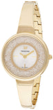 Swarovski Crystalline Bracelet White Dial Gold Steel Strap Watch for Women - 5269253 Authentic Buy Shop Now