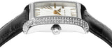 Michael Kors Emery Three Hand Silver Dial Black Leather Strap Watch For Women - MK4696 Authentic Buy Shop Now