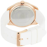 Guess G Twist White & Gold Dial White Silicone Strap Watch For Women - W0911L5 Authentic Buy Shop Now