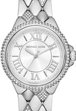 Michael Kors Camille Pave Crystals Silver Dial Silver Steel Strap Watch for Women - MK4804 Authentic Buy Shop Now
