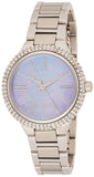Michael Kors Taryn Mother of Pearl Purple Dial Silver Steel Strap Watch For Women - MK6562 Authentic Buy Shop Now