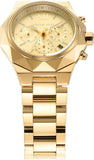 Michael Kors Raquel Analog Gold Dial Gold Steel Strap Watch For Women - MK4690 Authentic Buy Shop Now