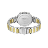 Hugo Boss Flawless Silver Dial Two Tone Steel Strap Watch for Women - 1502550 Authentic Buy Shop Now
