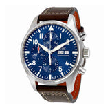 IWC Pilot’s Watch Chronograph Edition “Le Petit Prince” Blue Dial Brown Leather Strap Watch for Men - IW377714 Authentic Buy Shop Now