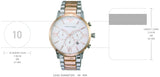 Emporio Armani Giovanni Chronograph Quartz White Dial Two Tone Steel Strap Watch For Men - AR11209 Authentic Buy Shop Now